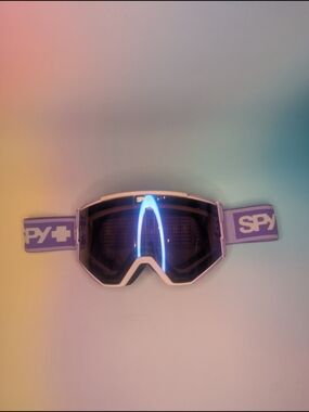 SPY Purple & White VR/AR Goggles with Tinted Lens
